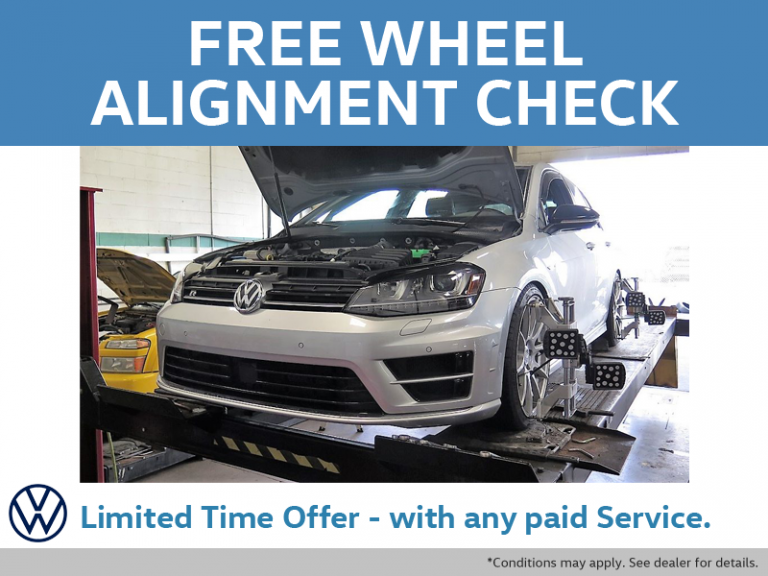 free wheel alignment check Taylor Volkswagen