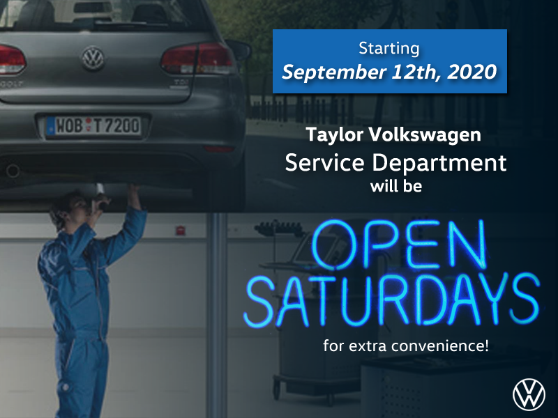 Service OPEN Saturdays Service OPEN Saturdays